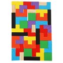 Puzzle drewniane układanka tetris klocki 40el. Kik Sp. z o. o. Sp. k.