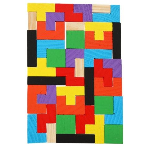 Puzzle drewniane układanka tetris klocki 40el. Kik Sp. z o. o. Sp. k. Puzzle drewniane układanka tetris klocki 40el. Kik Sp. z o. o. Sp. k.