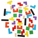 Puzzle drewniane układanka tetris klocki 40el. Kik Sp. z o. o. Sp. k.