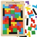 Puzzle drewniane układanka tetris klocki 40el. Kik Sp. z o. o. Sp. k.