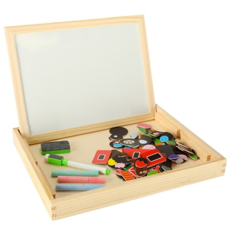 Tablica magnetyczna kredowa wielofunkcyjna farma + kredka marker gąbka Kik Sp. z o. o. Sp. k. Tablica magnetyczna kredowa wielofunkcyjna farma + kredka marker gąbka Kik Sp. z o. o. Sp. k.