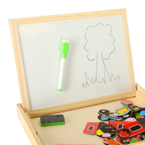 Tablica magnetyczna kredowa wielofunkcyjna farma + kredka marker gąbka Kik Sp. z o. o. Sp. k. Tablica magnetyczna kredowa wielofunkcyjna farma + kredka marker gąbka Kik Sp. z o. o. Sp. k.