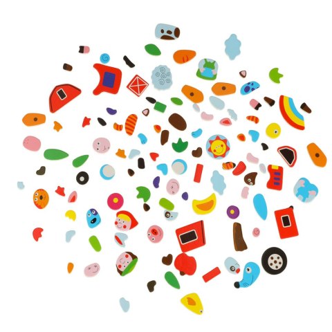 Tablica magnetyczna kredowa wielofunkcyjna farma + kredka marker gąbka Kik Sp. z o. o. Sp. k. Tablica magnetyczna kredowa wielofunkcyjna farma + kredka marker gąbka Kik Sp. z o. o. Sp. k.