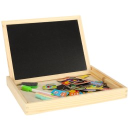 Tablica magnetyczna kredowa wielofunkcyjna miasto + kredka marker gąbka Kik Sp. z o. o. Sp. k.