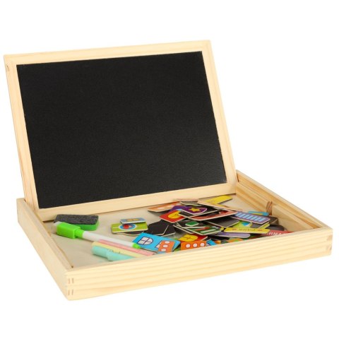 Tablica magnetyczna kredowa wielofunkcyjna miasto + kredka marker gąbka Kik Sp. z o. o. Sp. k. Tablica magnetyczna kredowa wielofunkcyjna miasto + kredka marker gąbka Kik Sp. z o. o. Sp. k.