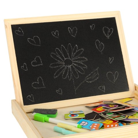 Tablica magnetyczna kredowa wielofunkcyjna miasto + kredka marker gąbka Kik Sp. z o. o. Sp. k. Tablica magnetyczna kredowa wielofunkcyjna miasto + kredka marker gąbka Kik Sp. z o. o. Sp. k.