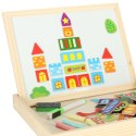 Tablica magnetyczna kredowa wielofunkcyjna miasto + kredka marker gąbka Kik Sp. z o. o. Sp. k.