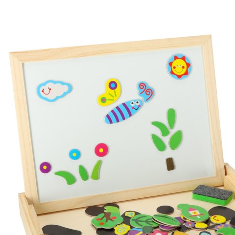 Tablica magnetyczna kredowa wielofunkcyjna ogród + kredka marker gąbka Kik Sp. z o. o. Sp. k. Tablica magnetyczna kredowa wielofunkcyjna ogród + kredka marker gąbka Kik Sp. z o. o. Sp. k.