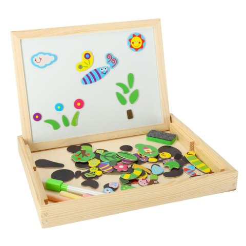 Tablica magnetyczna kredowa wielofunkcyjna ogród + kredka marker gąbka Kik Sp. z o. o. Sp. k. Tablica magnetyczna kredowa wielofunkcyjna ogród + kredka marker gąbka Kik Sp. z o. o. Sp. k.