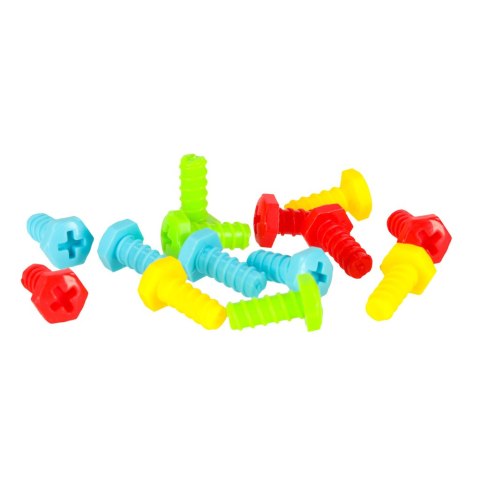 Wkrętarka wiertarka śrubki klocki konstrukcyjne zestaw majsterkowicza walizka 151 elementów Kik Sp. z o. o. Sp. k.