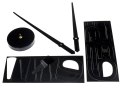 Zegar ścienny naklejany DIY regulowany duży 80-120cm czarny 4 cyfry Kik Sp. z o. o. Sp. k.