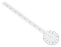 Zegar ścienny naklejany DIY regulowany duży 80-120cm czarny 4 cyfry Kik Sp. z o. o. Sp. k.