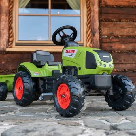 FALK FALK Traktor Claas Zielony na Pedały z Przyczepą + Klakson od 2 Lat. FALK FALK Traktor Claas Zielony na Pedały z Przyczepą + Klakson od 2 Lat.
