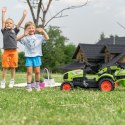FALK FALK Traktor Claas Zielony na Pedały z Przyczepą + Klakson od 2 Lat.