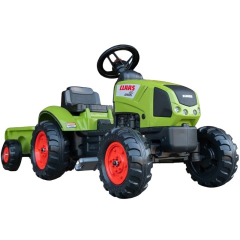 FALK FALK Traktor Claas Zielony na Pedały z Przyczepą + Klakson od 2 Lat. FALK FALK Traktor Claas Zielony na Pedały z Przyczepą + Klakson od 2 Lat.
