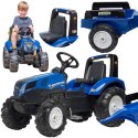 FALK FALK Traktor na Pedały New Holland Duży z Przyczepką od 3 lat