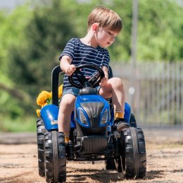 FALK FALK Traktor na Pedały New Holland Duży z Przyczepką od 3 lat