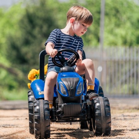 FALK FALK Traktor na Pedały New Holland Duży z Przyczepką od 3 lat FALK FALK Traktor na Pedały New Holland Duży z Przyczepką od 3 lat