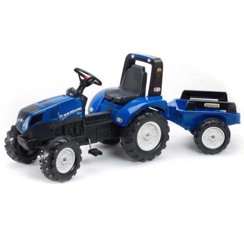 FALK FALK Traktor na Pedały New Holland Duży z Przyczepką od 3 lat FALK FALK Traktor na Pedały New Holland Duży z Przyczepką od 3 lat