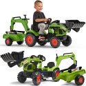 FALK FALK Traktor z Przyczepą CLAAS Arion Backhoe ŁYŻKA + Ładowarka Od 2 Lat