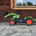 FALK Falk Traktor Claas z Przyczepą i Łyżką na pedały