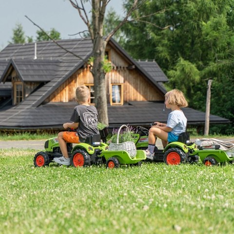 FALK Falk Traktor Claas z Przyczepą i Łyżką na pedały FALK Falk Traktor Claas z Przyczepą i Łyżką na pedały