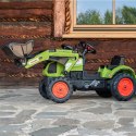 FALK Falk Traktor Claas z Przyczepą i Łyżką na pedały