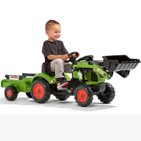 FALK Falk Traktor Claas z Przyczepą i Łyżką na pedały FALK Falk Traktor Claas z Przyczepą i Łyżką na pedały