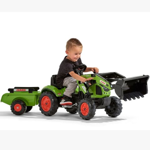 FALK Falk Traktor Claas z Przyczepą i Łyżką na pedały FALK Falk Traktor Claas z Przyczepą i Łyżką na pedały