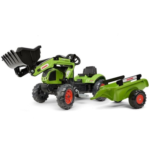 FALK Falk Traktor Claas z Przyczepą i Łyżką na pedały FALK Falk Traktor Claas z Przyczepą i Łyżką na pedały
