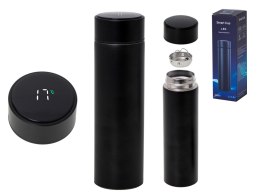 Kubek bidon termiczny termos smart LED 500ml czarny Kik Sp. z o. o. Sp. k.