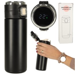 Kubek bidon termiczny z ustnikiem termos LED 420ml czarny Kik Sp. z o. o. Sp. k.