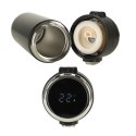 Kubek bidon termiczny z ustnikiem termos LED 420ml czarny Kik Sp. z o. o. Sp. k.