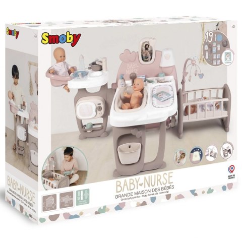 Smoby SMOBY Baby Nurse Duży Kącik Opiekunki dla Lalki Smoby SMOBY Baby Nurse Duży Kącik Opiekunki dla Lalki