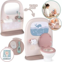 Smoby SMOBY Baby Nurse Dwustronna Toaleta Łazienka Dla Lalki z Akcesoriami