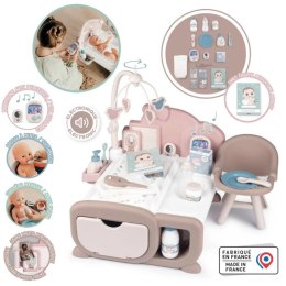 Smoby SMOBY Baby Nurse Elektroniczny Duży Kącik Opiekunki dla Lalki 19 akcesoriów