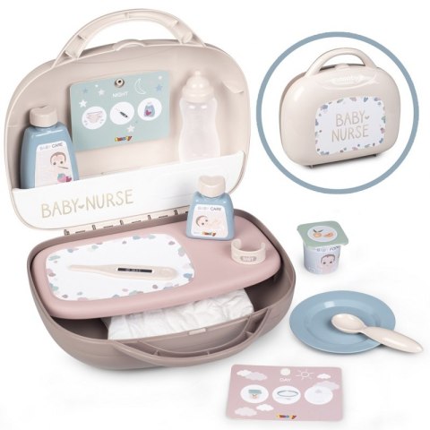 Smoby SMOBY Baby Nurse Walizeczka Opiekunki dla Lalki Smoby SMOBY Baby Nurse Walizeczka Opiekunki dla Lalki