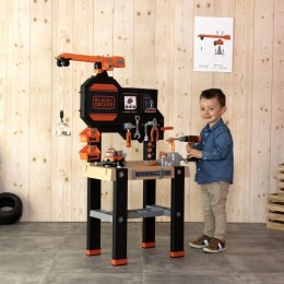 Smoby SMOBY Black&Decker Warsztat z dźwigiem + 94 Akcesoria