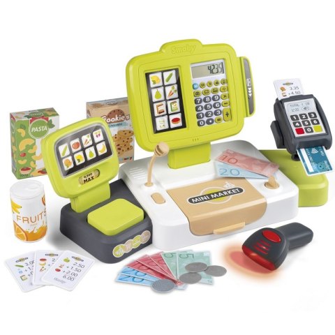 Smoby SMOBY Kasa Sklepowa Elektroniczna Ze Skanerem i Wagą Smoby SMOBY Kasa Sklepowa Elektroniczna Ze Skanerem i Wagą
