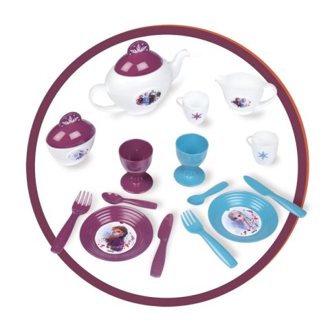 Smoby SMOBY Kraina Lodu II Taca z Zastawą XL Akcesoria Smoby SMOBY Kraina Lodu II Taca z Zastawą XL Akcesoria