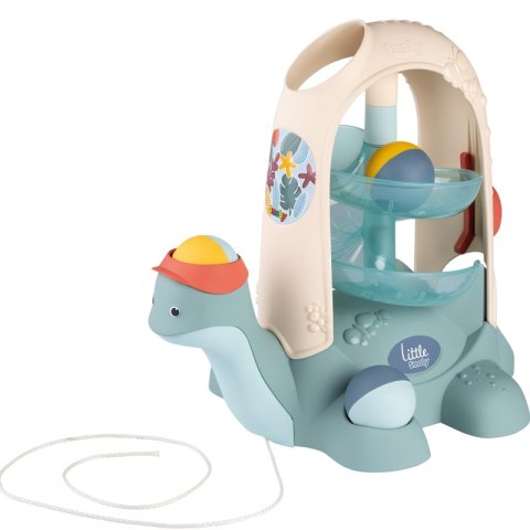 Smoby SMOBY LITTLE Żółw do Ciągnięcia ze Zjeżdżalnią dla Piłeczek 12m+ Smoby SMOBY LITTLE Żółw do Ciągnięcia ze Zjeżdżalnią dla Piłeczek 12m+