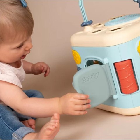Smoby SMOBY Little Sensoryczna Kostka Aktywności dla Dzieci Sorter Labirynt 13w1 Smoby SMOBY Little Sensoryczna Kostka Aktywności dla Dzieci Sorter Labirynt 13w1