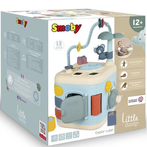 Smoby SMOBY Little Sensoryczna Kostka Aktywności dla Dzieci Sorter Labirynt 13w1 Smoby SMOBY Little Sensoryczna Kostka Aktywności dla Dzieci Sorter Labirynt 13w1