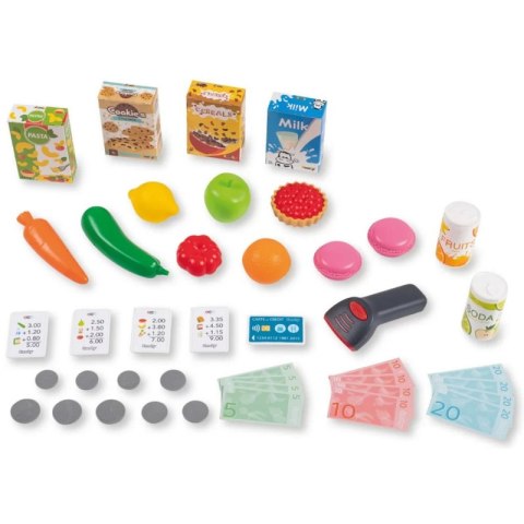 Smoby SMOBY Sklep Supermarket z Wózkiem Kasą i Elektronicznym Skanerem Smoby SMOBY Sklep Supermarket z Wózkiem Kasą i Elektronicznym Skanerem