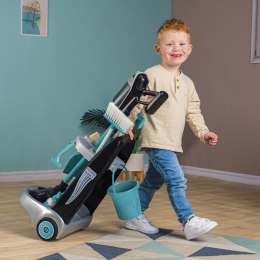 Smoby SMOBY Wózek do sprzątania z odkurzaczem Rowenta z dźwiękiem + 10 akcesoriów