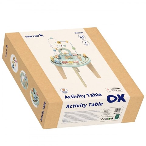 Tooky Toy TOOKY TOY Drewniany Stół Aktywności Montessori Pętla Motoryczna Tooky Toy TOOKY TOY Drewniany Stół Aktywności Montessori Pętla Motoryczna