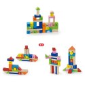 Viga Toys VIGA Klocki Drewniane Edukacyjne 100 elem. Cyferki Literki