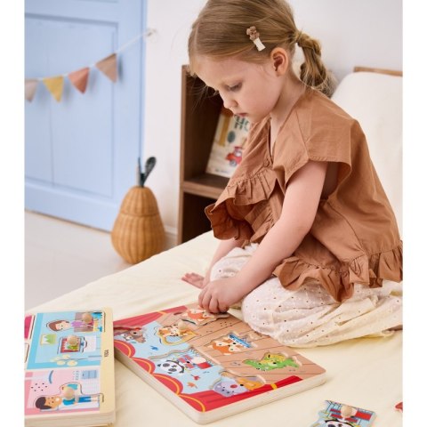 Viga Toys VIGA Puzzle Dźwiękowe Dopasuj Muzykujące Zwierzęta Viga Toys VIGA Puzzle Dźwiękowe Dopasuj Muzykujące Zwierzęta