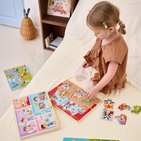 Viga Toys VIGA Puzzle Dźwiękowe Dopasuj Muzykujące Zwierzęta Viga Toys VIGA Puzzle Dźwiękowe Dopasuj Muzykujące Zwierzęta