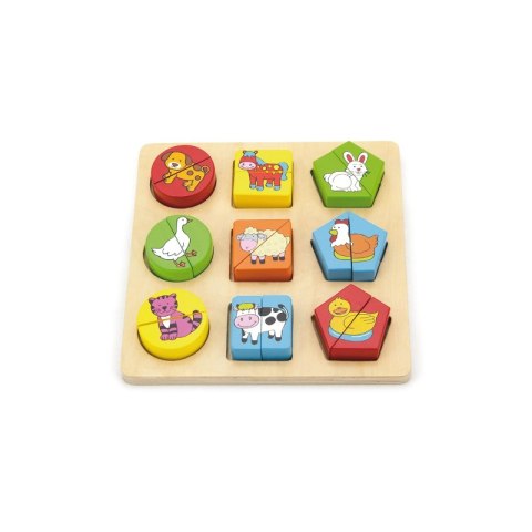 Viga Toys VIGA Puzzle Edukacyjne Drewniane Zwierzęta Viga Toys VIGA Puzzle Edukacyjne Drewniane Zwierzęta